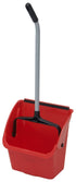 Winco Unclassified Set / Red Winco DP-14R Jumbo Lobby Dust Pan Red 13-5/8 inches x 14 inches x 8-7/8 inches Deep | Denson CFE