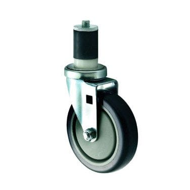 Winco Unclassified Set Winco CT-1 Caster Set for Standard Tubing with 5 Inch Diameter Wheels and 220 Pound Capacity | Denson CFE