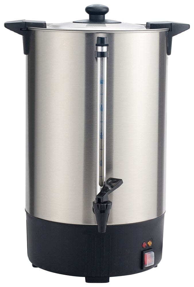 Winco Unclassified Set Winco ECU-100A Commercial 100-Cup (16L) Stainless Steel Coffee Urn, 110-120V, 1500W