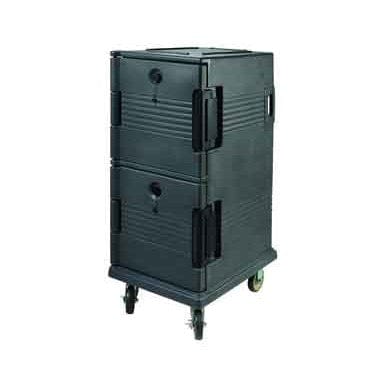 Winco Unclassified Set Winco IFT-2 Insulated Double Compartment Food Pan Carrier for Full Size Pans | Denson CFE