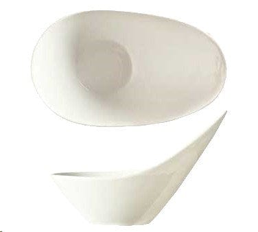 World Tableware Canada China 1 Doz / Porcelain World Tableware BW-6707 10 oz Riviera Porcelain Bowl, Ultra Bright White, Chef''s Selection
