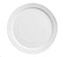 World Tableware Canada China 3 Doz / Porcelain / White World Tableware 840-410N-11 6 1/2" Porcelain Plate w/ Narrow Rim, Bright White, Porcelana