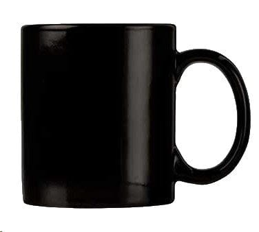 World Tableware Canada Dinnerware 1 Doz / Porcelain / Black World Tableware CM-12-B 12 oz Stoneware Mug, Black