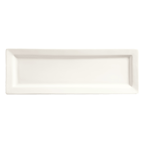 World Tableware Canada Dinnerware 1 Doz / Porcelain / White World Tableware SL-22 Rectangular Porcelain Plate, 16" x 5 1/2" | Denson CFE
