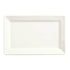 World Tableware Canada Dinnerware 1 Doz / Porcelain / White World Tableware SL-27 Rectangular Porcelain Plate, 11x7", Slate