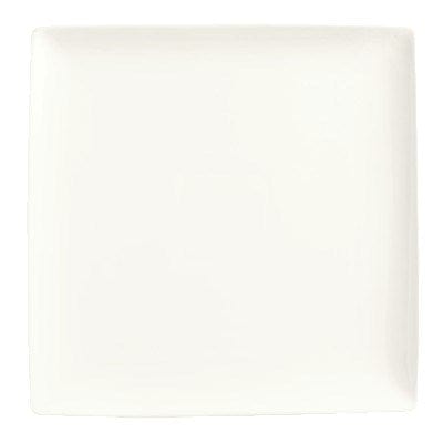 World Tableware Canada Dinnerware 1 Doz / Porcelain / White World Tableware SL-9C 9 1/2" Slate Square Coupe Plate - Ultra Bright White, Porcelana