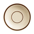 World Tableware Canada Dinnerware 3 Doz / Stoneware / White World Tableware DSD-7 7 1/4" Desert Sand Plate - Speckled, (2) Brown Bands