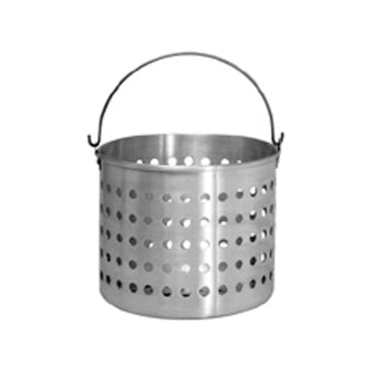 0 Unclassified Steamer Basket, fits 20 qt. pan, 8-1/4", D, wire loop handle
