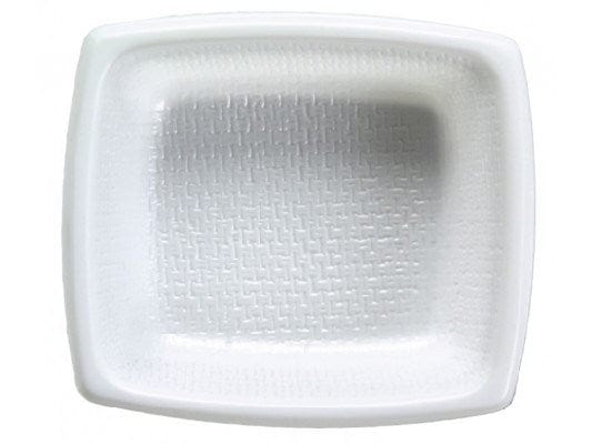 Aladdin Temp-Rite Canada Inc. Food Service Supplies Each Disposable Side Dish 4 oz., Rectangular, White (6,000 per case) - A09A