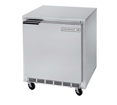 Beverage Air Undercounter Refrigeration Each Undercounter Refrigerator, one-section, 27", W, 7.3 cu. ft.,