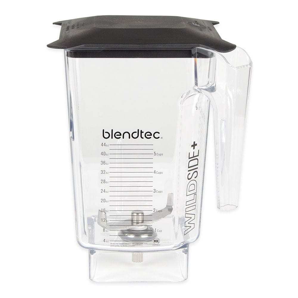 Blendtec Blenders Each Blendtec WILDSIDE S 3 qt WildSide Jar with Soft Lid & Wingtip Blade, Ounce & Cup Markings