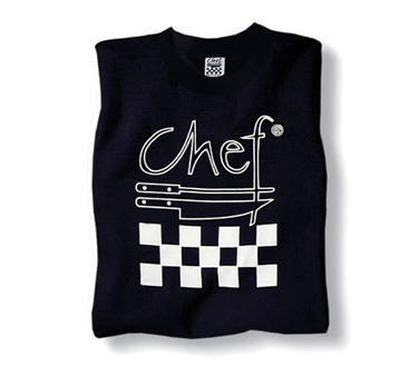 Chef Revival Essentials Each T-Shirt, 2X, with logo, 100% cotton, black, Chef Revival.