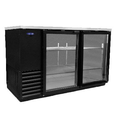 Chesher Merchandising and Display Refrigeration Each AdvantEDGE&"25, Refrigerated Back Bar Storage Cabinet,