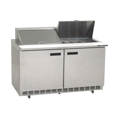 Delfield Refrigerated Prep Tables Delfield 4460NP-24M 60" Sandwich/Salad Prep Table w/ Refrigerated Base, 115v