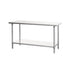 Denson CFE Commercial Work Tables and Stations Each MRTW-2430 Stainless Steel Work Table with Undershelf 24" x 30"