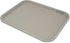 Denson CFE Unclassified Each Cafe Tray, 17-7/8"L x 14"W x 15/16"H, rectangular, drying/stacking lugs, skid and scratch resistant, polypropylene, gray