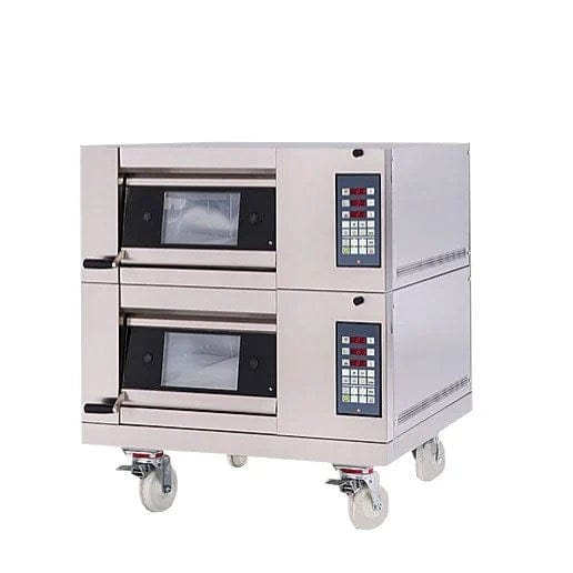 Doyon & Nu-Vu Commercial Ovens Each Doyon 1T2_208/60/1 Two Pan Artisan Stone Double Deck Oven - 208V