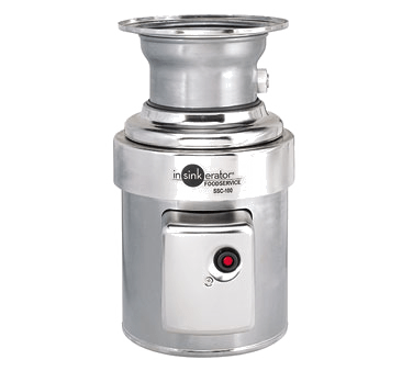 Emerson Electric Canada Ltd. Plumbing Each Disposer, basic unit only, three phase stainless steel construction, includes mounting gasket, 1 hp motor