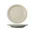 International Tableware Dinnerware Each / Ceramic / White Plate, 9" dia., round, narrow rim, ceramic, American White,