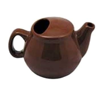 Johnson & Rose Canada Smallwares Each Teapot, 16 oz., ceramic, brown (2 per box)