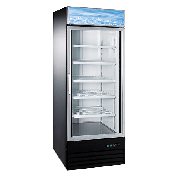 Kelvinator Commercial Merchandising and Display Refrigeration Each Kelvinator KCGM24FB - 31" Single Glass Door Display Freezer - 24 Cu. Ft.