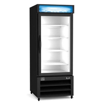 Kelvinator Commercial Merchandising and Display Refrigeration Each Kelvinator KCHGM26R 28” 1 Door Glass Refrigerator Merchandiser