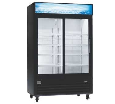 Kelvinator Commercial Merchandising and Display Refrigeration Each Refrigerator Merchandiser, two-section, 53", wide,