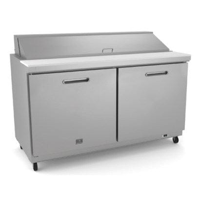 Kelvinator Commercial Refrigerated Prep Tables Each Kelvinator KCHST60.16 - 60.25" Refrigerated Prep Table with Two Doors