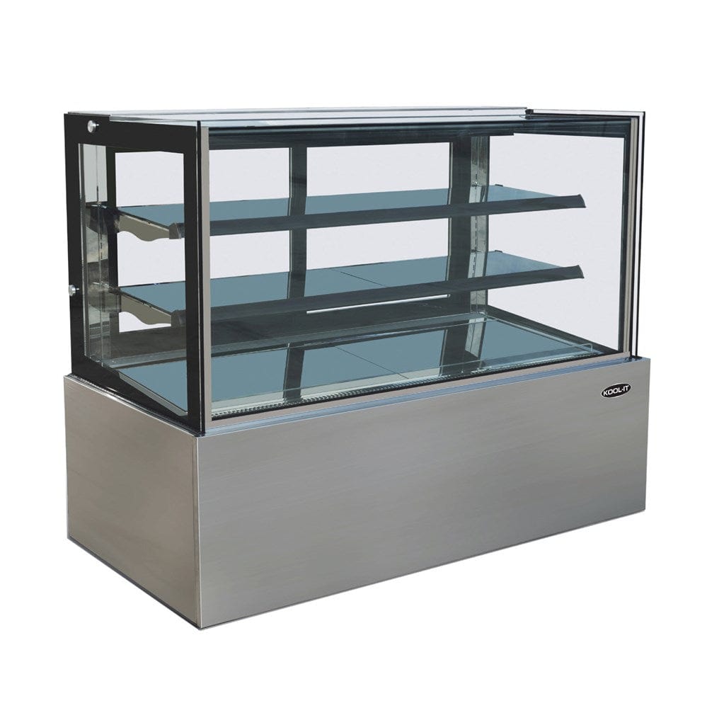 Kool-It Display Cases & Stands Each Kool-It Ambient Display Case, freestanding, full service, 59"W x 27"D x 47"H, 17.6 cu. ft. capacity