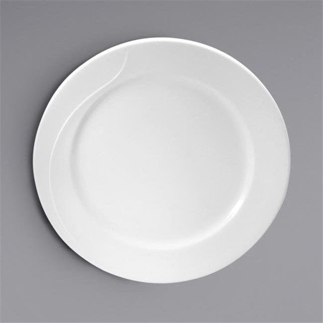 Oneida Canada Dinnerware Dozen Plate, 6-1/4# dia., round, bone china, ECLIPSE Und