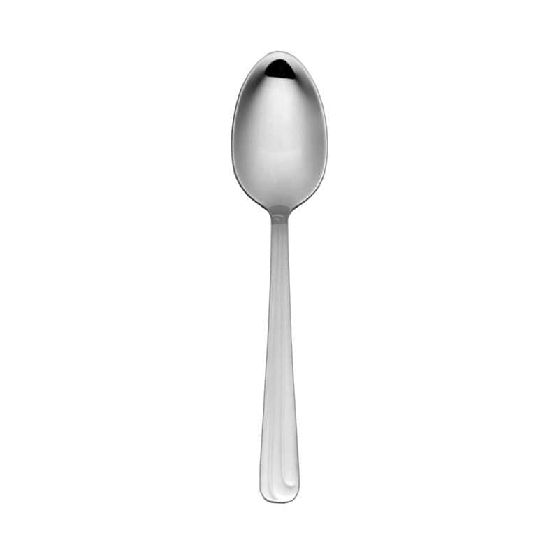 Oneida Canada Flatware Dozen Soup/Dessert Spoon, 7-1/4", oval bowl, 18 chrome stainless