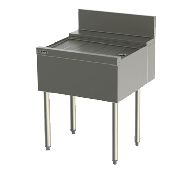 Perlick Corporation Commercial Work Tables and Stations Each Perlick TSD Series Underbar Drainboard, 18";W x 24";D, embossed