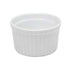 Royal Industries Food Service Supplies Each Ramekin, 3 oz., 3" dia. x 1-1/2" high, fluted, ceramic