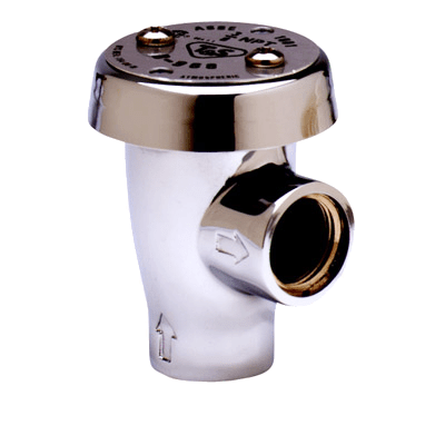 T&S BRASS Parts & Service T&S Brass B-0968 Chrome-Plated Brass 3/8" NPT Female Inlet And Outlet Atmospheric Vacuum Breaker