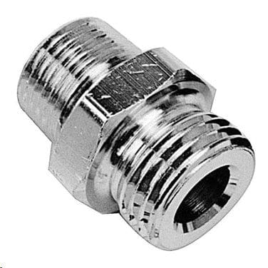 T&S BRASS Plumbing Each T&S 000545-25M Plated 3/8" NPT Male x 3/4-14 UNS Male Adapter - 4/Case