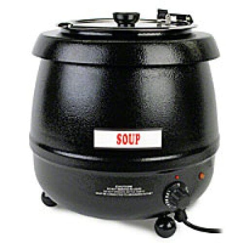 Thunder Group Unclassified EACH Thunder Group SEJ30000C Soup Warmer, 10-1/2 qt., hinged lid, adjustable temp control, stainless steel interior
