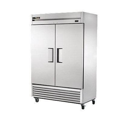 True Food International Canada Reach-In Refrigerators and Freezers Each True T-49F-HC Reach-In Two Section Freezer w/ Two Stainless Steel Solid Doors And Six Adjustable PVC Coated Wire Shelves