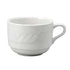 Vertex China Dinnerware Cup, 8 oz., 3-1/2", round, with handle, stacking, sculpted