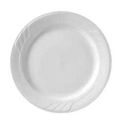 Vertex China Dinnerware Each Plate, 7-1/4" dia., round, sculpted lines, Sausalito Collec